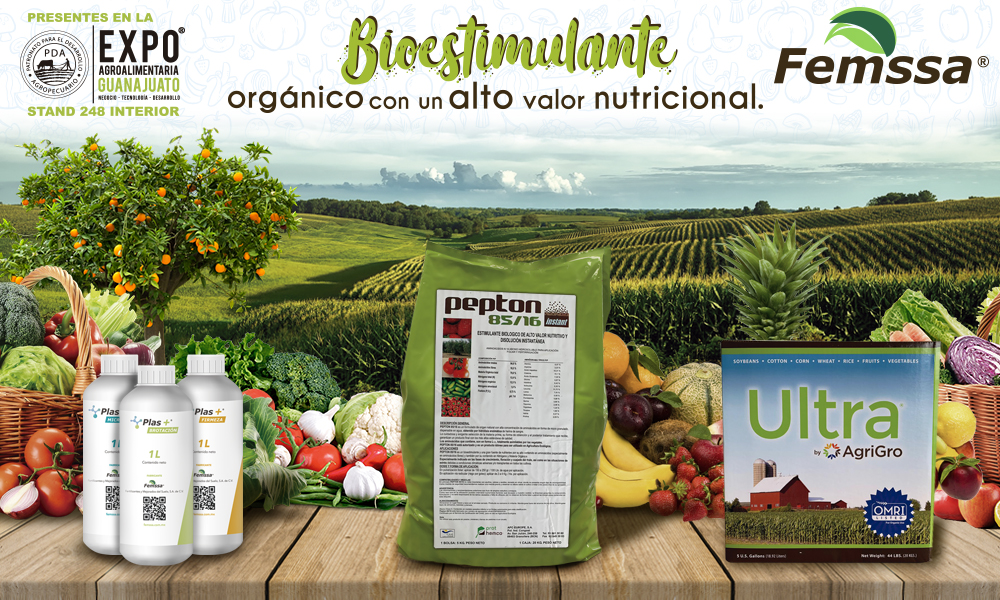 Bioestimulante orgánico con un alto valor nutricional.